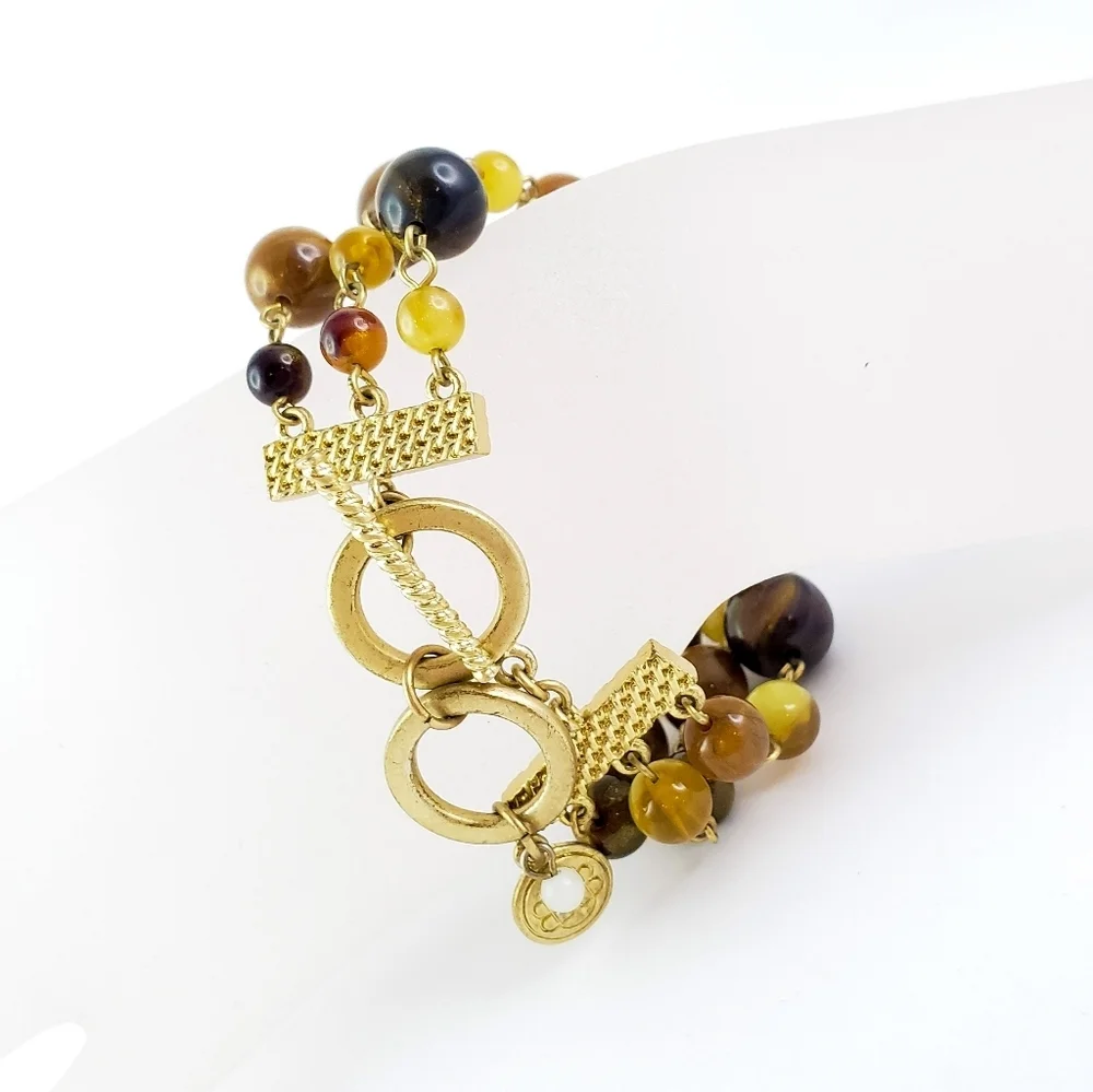 Dana Buchman Bracelet Brown Earth Tones